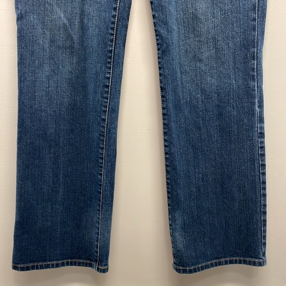 Ann Taylor Loft Straight Fit Denim Jeans 12 - Picture 3 of 16